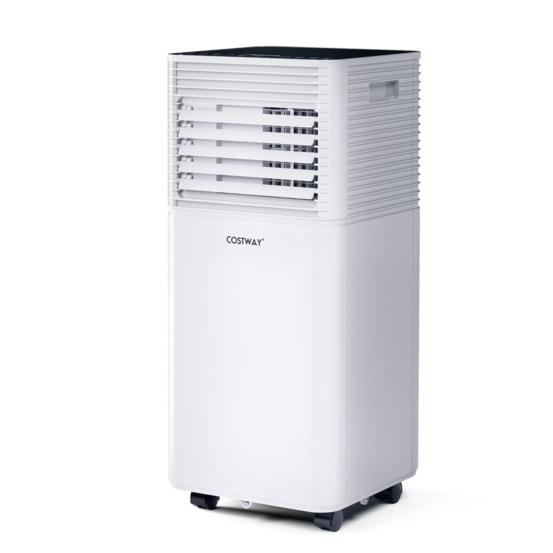 10000 BTU Portable Air Conditioner, 4-in-1 AC Unit with Fan, Dehumidifier, Sleep Mode, Remote Control, 24H Timer for Bedroom & Living Room