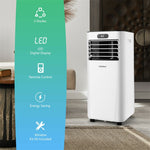 10000 BTU 4-in-1 Portable Air Conditioner with Dehumidifier, Remote, 24H Timer, Window Kit, Cools 350 Sq.Ft for Living Room, Bedroom, Office
