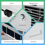 10000 BTU 4-in-1 Portable Air Conditioner with Dehumidifier, Remote, 24H Timer, Window Kit, Cools 350 Sq.Ft for Living Room, Bedroom, Office
