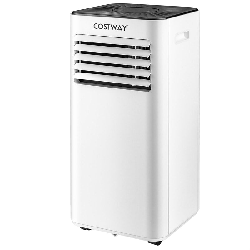 10000 BTU Portable Air Conditioner 3-in-1 Evaporative Air Cooler Dehumidifier with Remote Control & Universal Casters