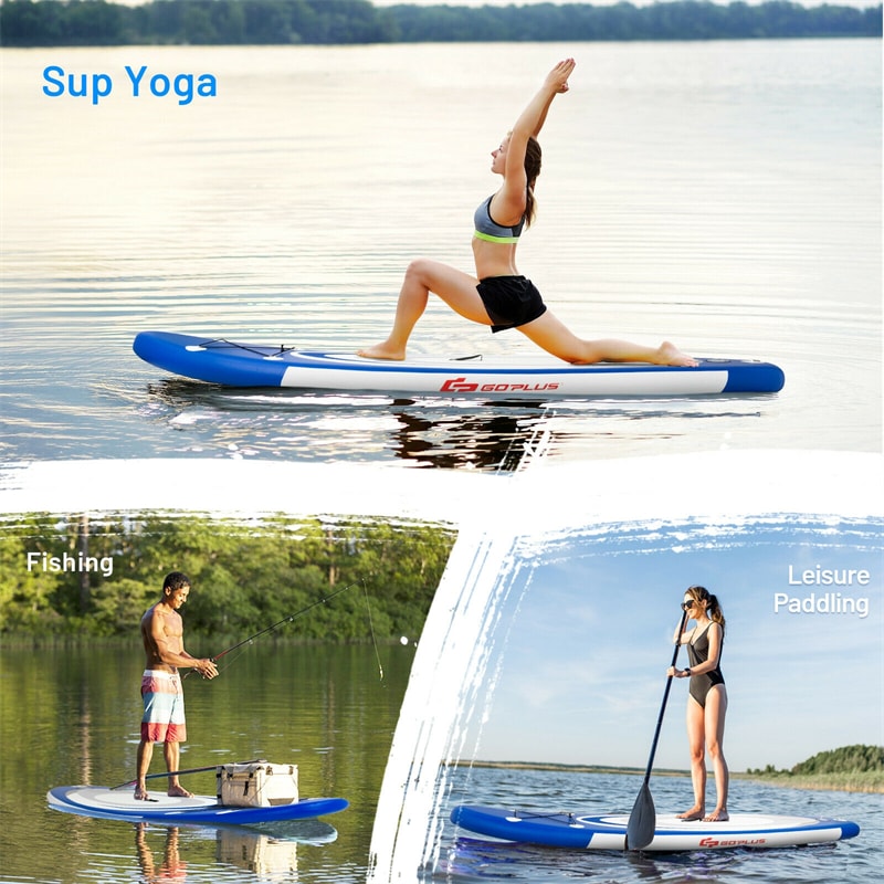 10' Adjustable Inflatable Stand up Paddle SUP Surfboard