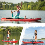 10' Inflatable Surfboard SUP with Adjustable Paddle Fin