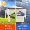 10’ x 10’ Outdoor Gazebo Patio Canopy Gazebo Steel Garden Gazebo Lawn Shelter Tent Structure with Netting for Party Picnic