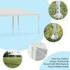 10' x 20' Canopy Tent Party Wedding Tent Canopy Gazebo Pavilion Event Tent For Outdoor Use