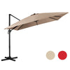 10 x 10 FT Square Offset Cantilever Patio Umbrella with 3 Tilt Settings & 360° Rotation Function