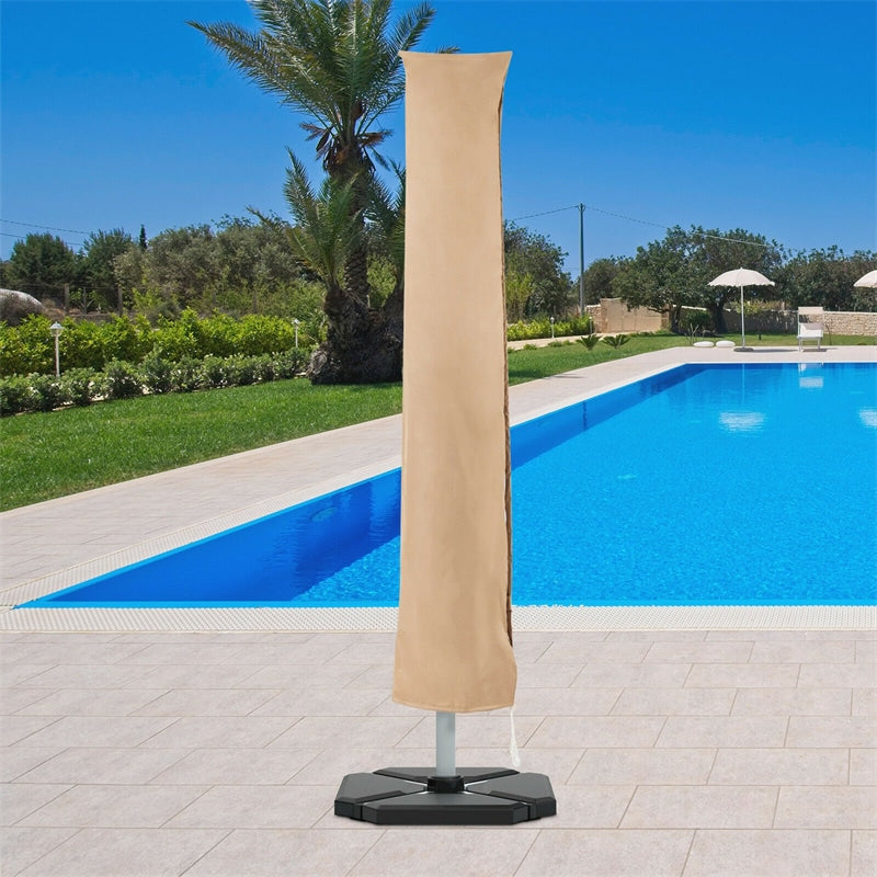 11FT Waterproof Outdoor Parasol Cover Umbrella Cover for Square Offset Cantilever Umbrella