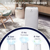 12000 BTU Portable Air Conditioner 3-in-1 Air Cooler Fan Dehumidifier with Remote
