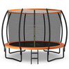 10FT Trampoline ASTM Approved Outdoor Recreational Trampoline with Safety Enclosure Net & Ladder for Kids Adults