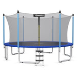 12Ft Outdoor Trampoline Combo Bounce with Enclosure Net and Ladder