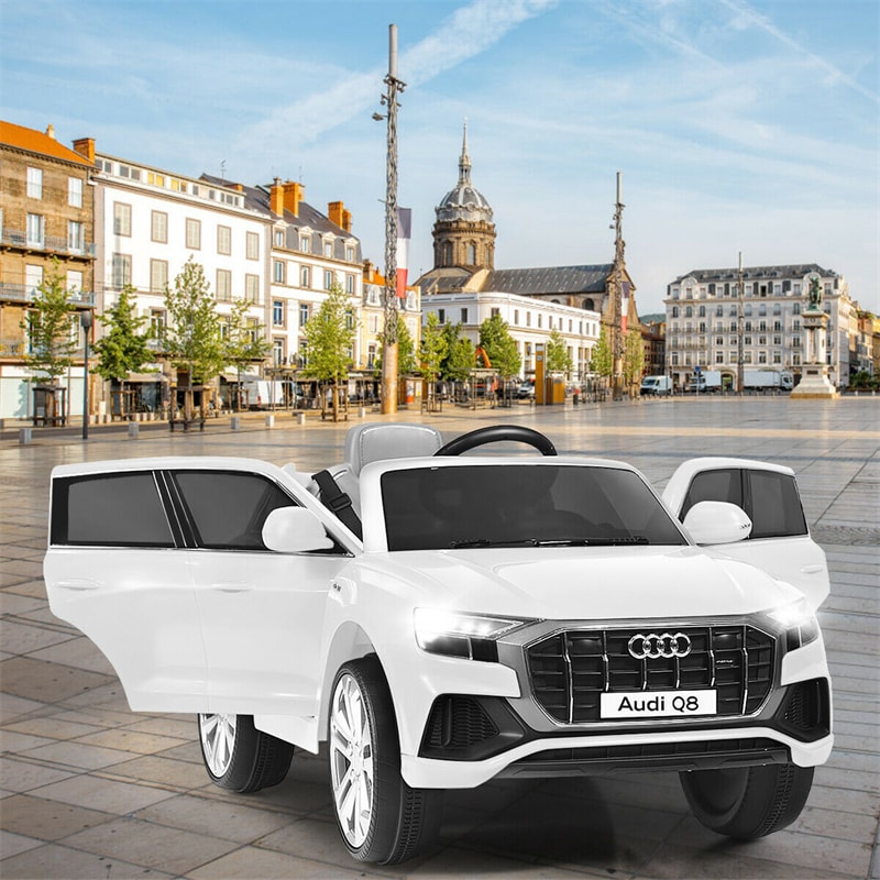 12V Battery Powered Audi Q8 Kids Electric Ride On Car with Remote & 2 Motors