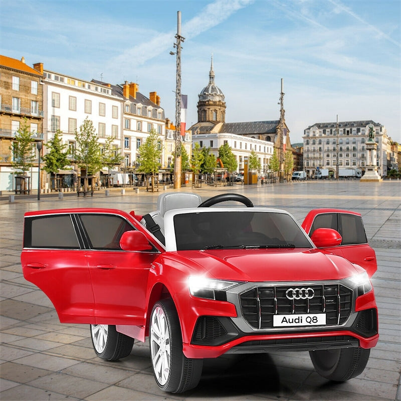 12V Battery Powered Audi Q8 Kids Electric Ride On Car with Remote & 2 Motors