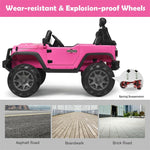Kids Ride On Truck 2 Seater Ride On Car 12V Battery Powered Electric Vehicle with Remote Control