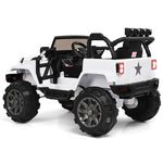 Kids Ride On Truck 12V Battery Powered Electric Car with Remote Control, LED Lights & Double Open Doors