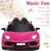 Kids Sports Car Lamborghini SVJ 12V Battery Powered One Seat Ride On Car with Remote Control & Trunk