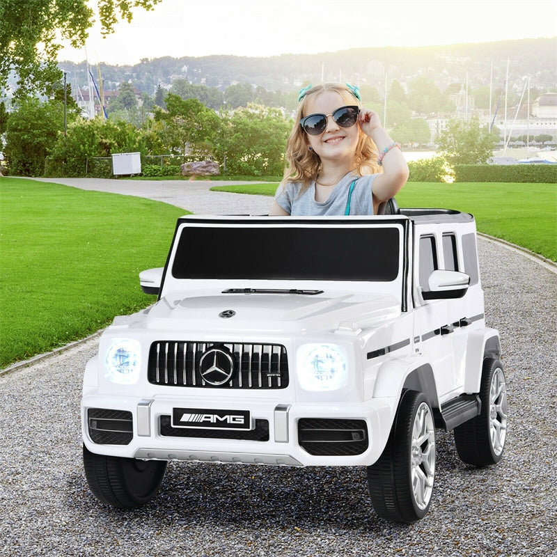 12V Battery Powered Electric Vehicle Licensed Mercedes-Benz G63 Kids Ride On Car with Remote Control