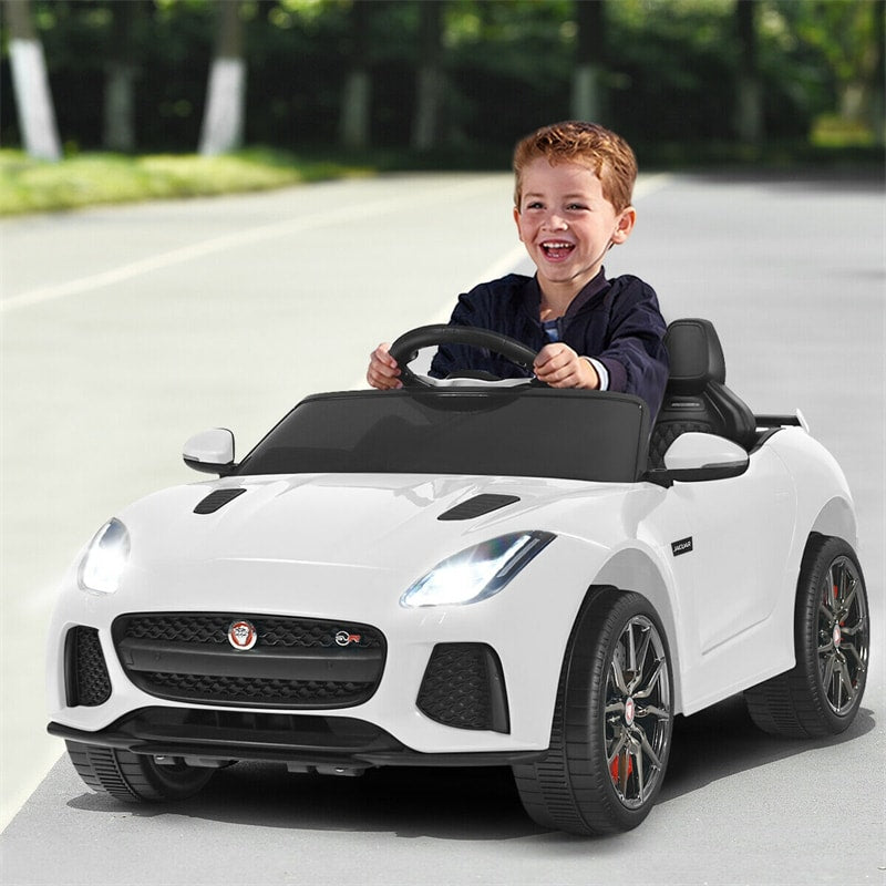 12V Kids Ride On Car Licensed Jaguar F-Type SVR Electric Vehicle with Remote Control & Lights