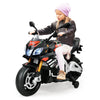 12V Aprilia Kids Electric Toddler Ride-On Motorbike with Training Wheels