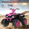 12V Kids Ride On ATV Quad 4-Wheeler Ride On Toy Car Electric Vehicle with LED Lights & Music