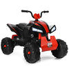 12V Kids Electric Ride On ATV Quad 4-Wheeler with 4 LED Lights Spring Suspension