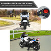 12V Kids Ride On Motorcycle Battery Powered Electric Motorbike with Training Wheels & LED Lights