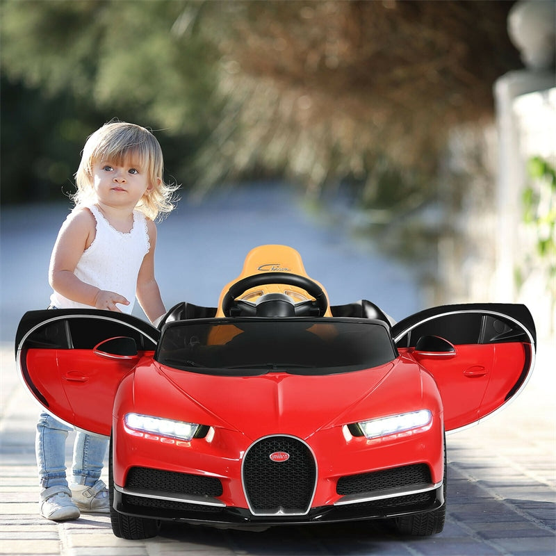 12V Bugatti Chiron Kids Electric Ride on Car with Remote Control