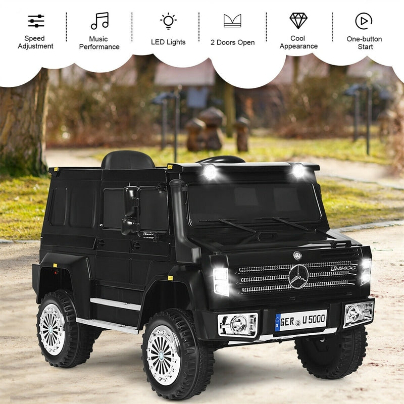 12V Mercedes-Benz Unimog Kids Electric Ride On Off-Road Vehicle with Remote Control