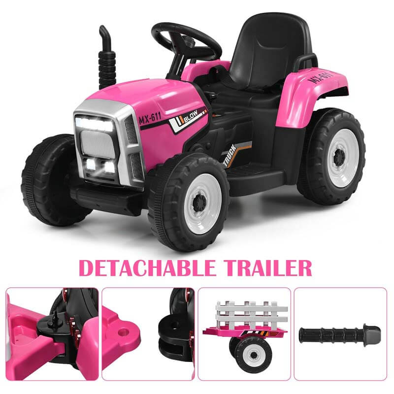 12V Ride on Tractor Electric Ride On Car for Kids on Sale 