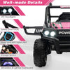 12V Electric Kids Ride-on UTV Car Battery Powered Off-Road Truck with Remote Control LED Lights Music