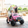 12V 10AH Battery Powered Parent-Child Ride-On Truck Car Electric Vehicle with Remote Control Storage LED Lights Music