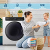 1400W Electric Tumble Compact Laundry Dryer 8.8lbs Portable Stainless Steel Clothes Dryer with Touch Panel