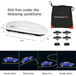 Cargo Box Rooftop Cargo Carrier 14 Cu.Ft Waterproof Roof Luggage Bag Dual-sided Opening Vehicle Roof Box with Car Trunk Organizer