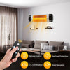 1500W Wall-Mounted Infrared Patio Heater 24H Timer 3 Modes Adjustable