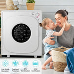 1500W Electric Tumble Compact Laundry Dryer 13.2 lbs Capacity Stainless Steel Portable Clothes Dryer with Touch Panel