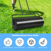 17 Gallon Lawn Roller Push/Tow Behind Water/Sand Filled Heavy Duty Yard Sod Roller 36" x 12" with U Shaped Handle for Garden Backyard