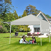 17' x 10' Foldable Pop-up Canopy Tent with Adjustable Dual Awnings