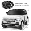 2-Seater Land Rover 2 x 12V Power Battery Kids Ride On Car with Remote Control