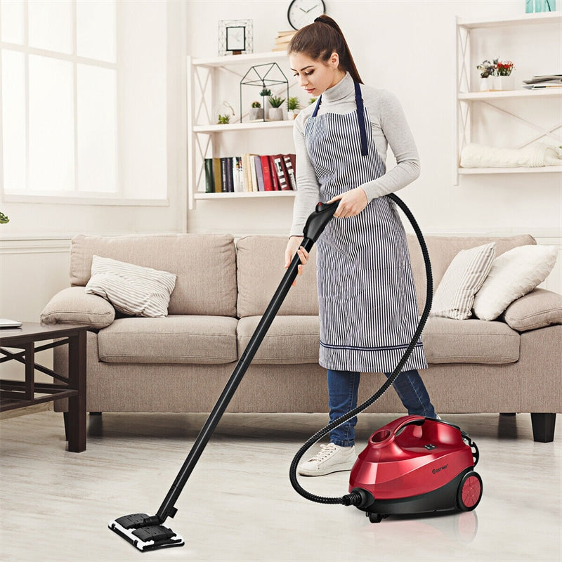 2000W Multipurpose Steam Cleaner Heavy Duty Steam Mop with 19 Accessories & 1.5L Water Tank