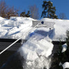 20ft Aluminum Extendable Snow Roof Rake Lightweight Snow Removal Tool