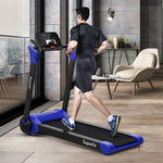 2.25HP Electric Folding Treadmill Motorized Running Machine with LED Display & Bluetooth Speaker APP Control