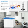 Portable Mini Twin Tub Washing Machine 2-in-1 Compact Laundry Washer Spin Dryer Combo 22LBS Capacity with Timer Control