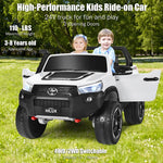 2x12V Toyota Hilux Kids Ride On Truck Car 2-Seater 4WD Car with Remote Control