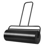 13 Gallon Lawn Roller 24" x 13" Push/Tow Behind Steel Yard Sod Roller Filled Water Sand with U Shaped Handle for Garden Backyard
