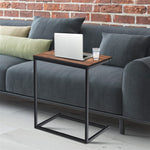 26'' U Shaped Sofa Side Table Laptop Holder for Living Room