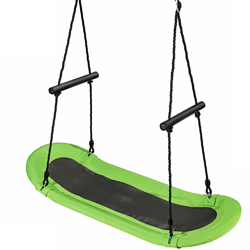 Saucer Tree Swing Surf Kids Outdoor Adjustable Oval Platform Set