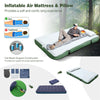 5-in-1 Tent Cot 2-Person Portable Outdoor Camping Cot Tent Combo with Air Mattress Sleeping Bag & Sunshade