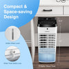 3-in-1 Portable Evaporative Air Cooler Swamp Cooler Fan Humidifier with Remote Control & 3.5L Water Tank