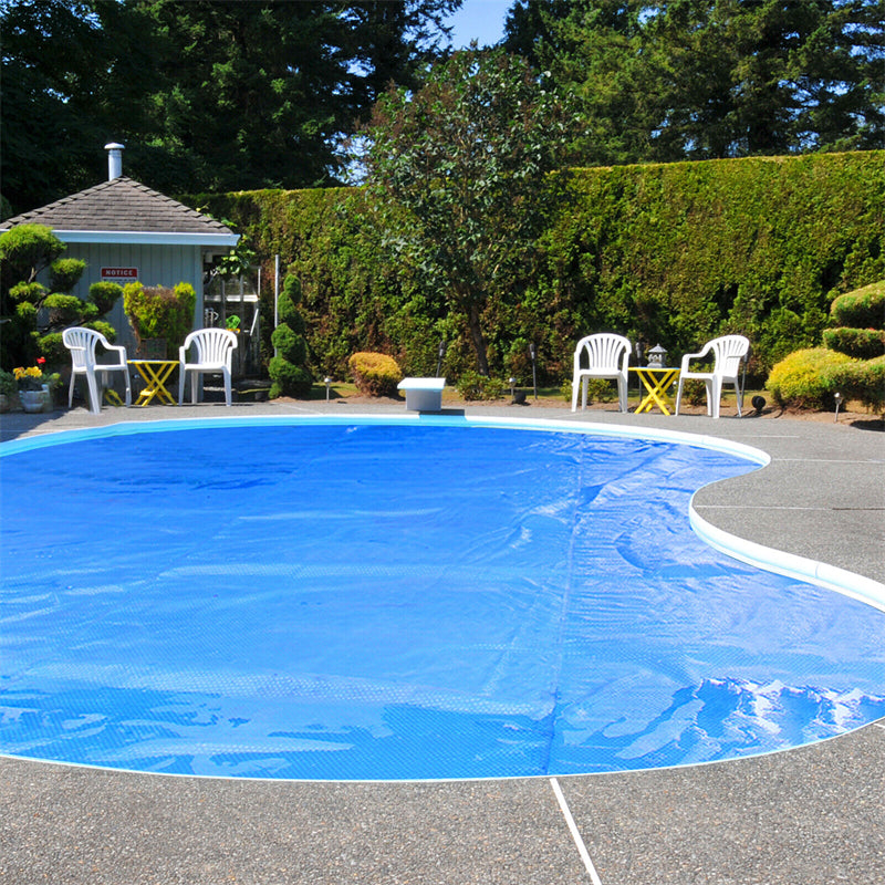 18x36 FT Rectangular Solar Pool Cover Hot Tub Thermal Blanket for Above Ground Swimming Pools with Carrying Bag
