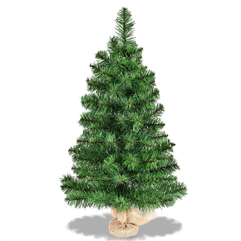 3 Ft Tabletop Artificial Christmas Tree Green Spruce Tree