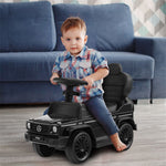 3 In 1 Toddlers Ride on Push Car Mercedes Benz G350 Stroller Sliding Car with Canopy