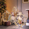 3 Pack Christmas LED Light Balls Lighted Sphere Balls with 180 Warm White & 180 White LED Lights